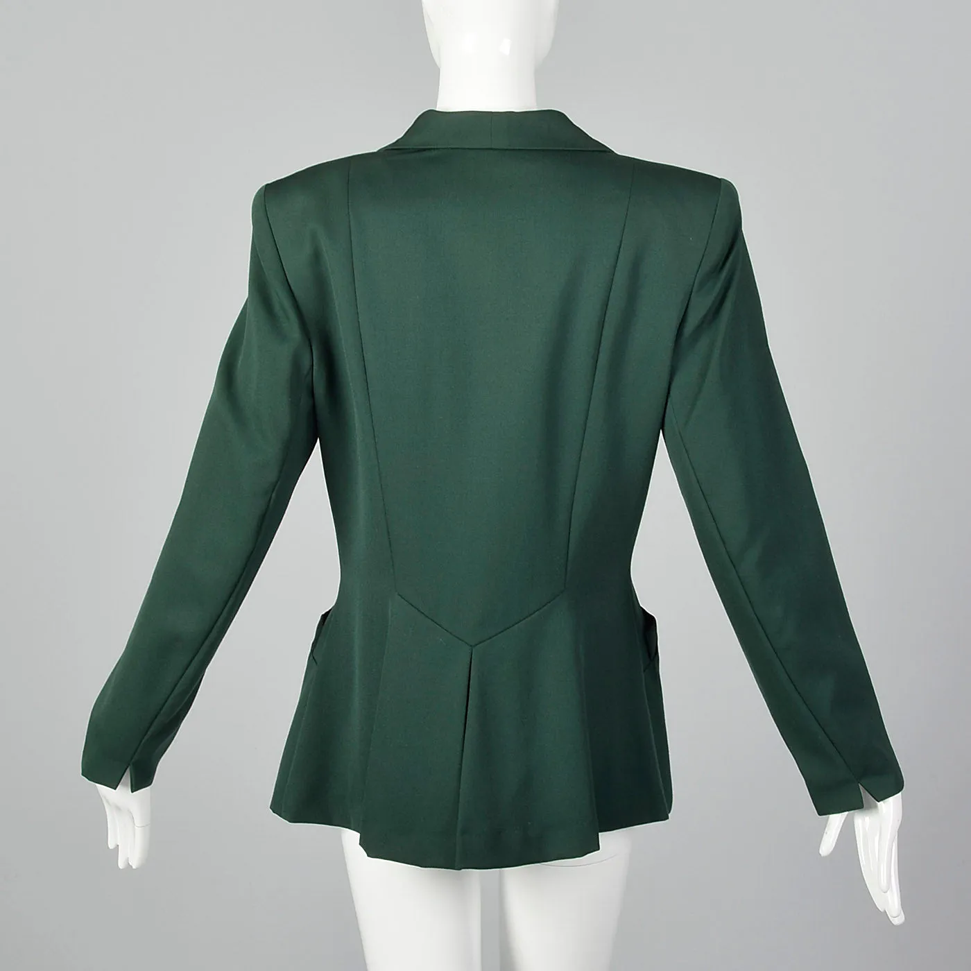 1980s Norma Kamali Gorgeous Green Jacket