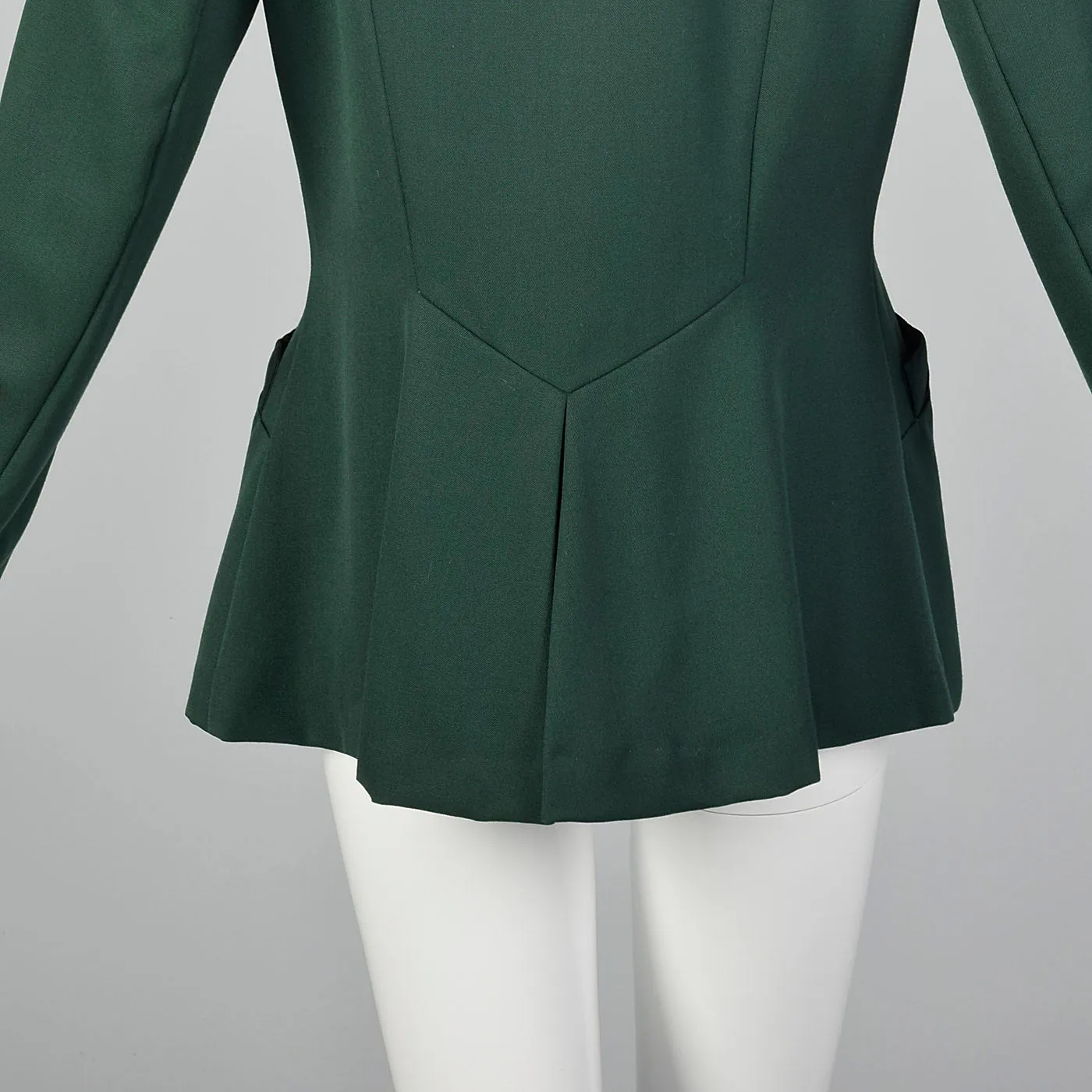 1980s Norma Kamali Gorgeous Green Jacket