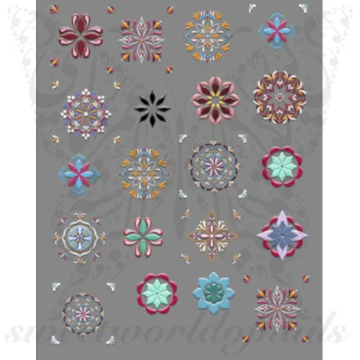 5D Beautiful Nail Art Stickers