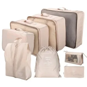 8PCS/Set Travel Organiser Bags Accessories