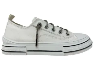 Aman White Bling Sneakers