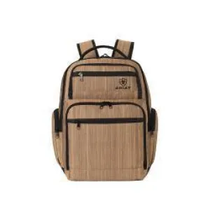 ARIAT BACKPACK BROWN CANVAS