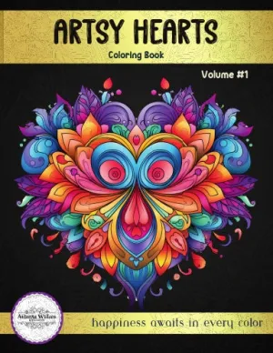 Artsy Hearts Coloring Book Volume #1