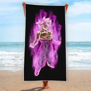 Awesome Goku Black Dragon Ball Z Kids Beach Towel