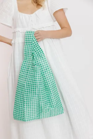 Baggu Standard Green Gingham