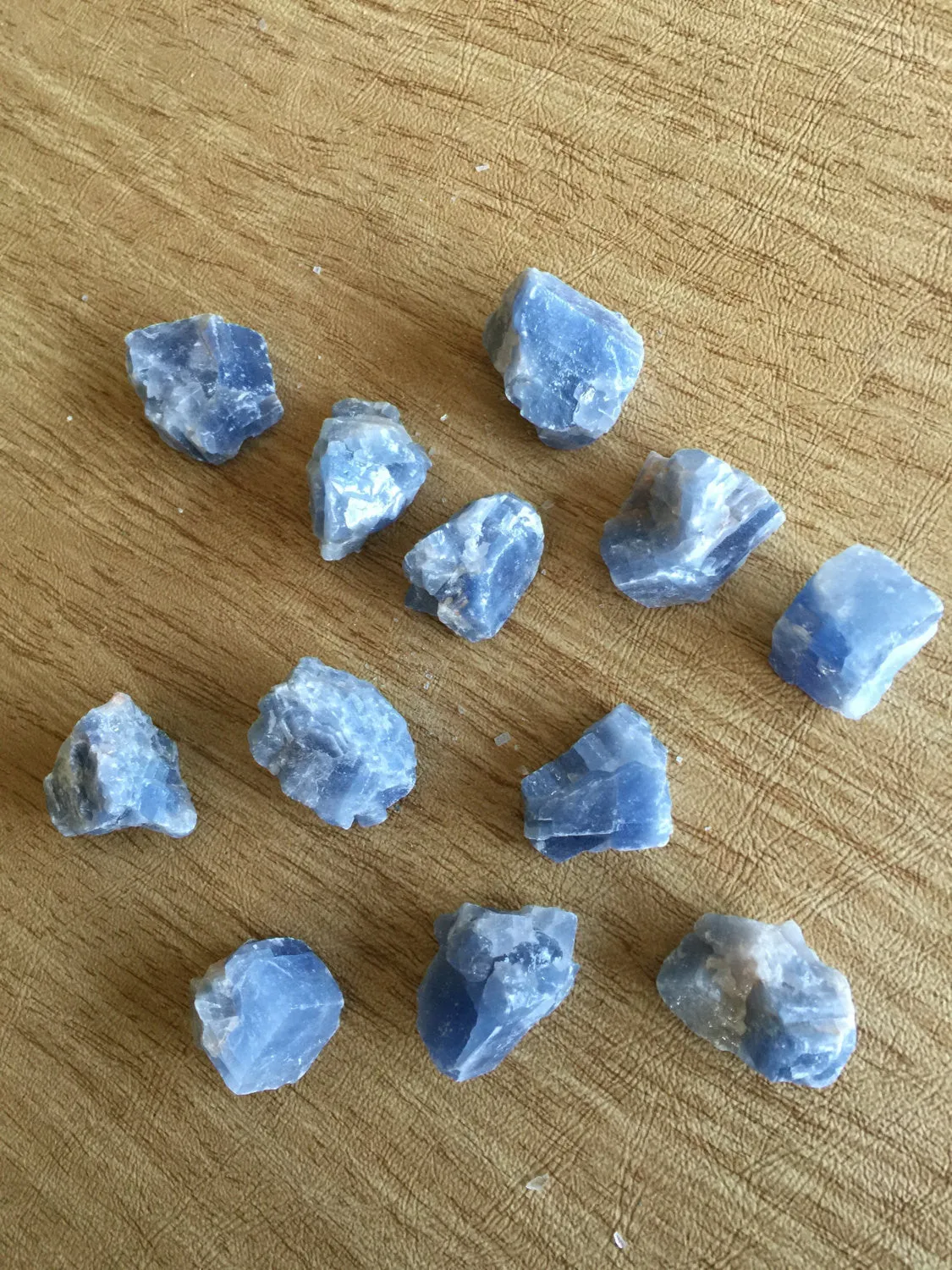 Beautiful Blue Calcite Natural Raw