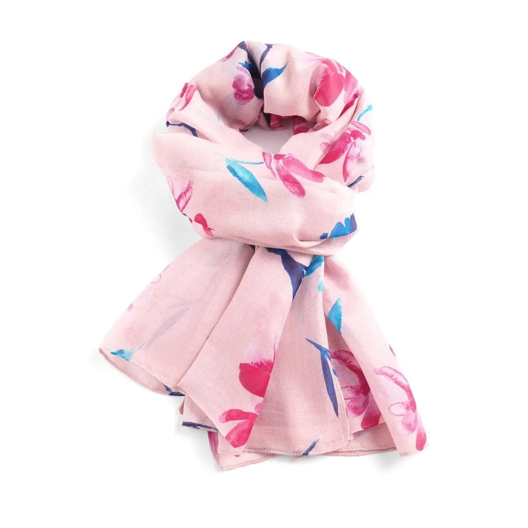 Beautiful Buds Scarf Blush Pink