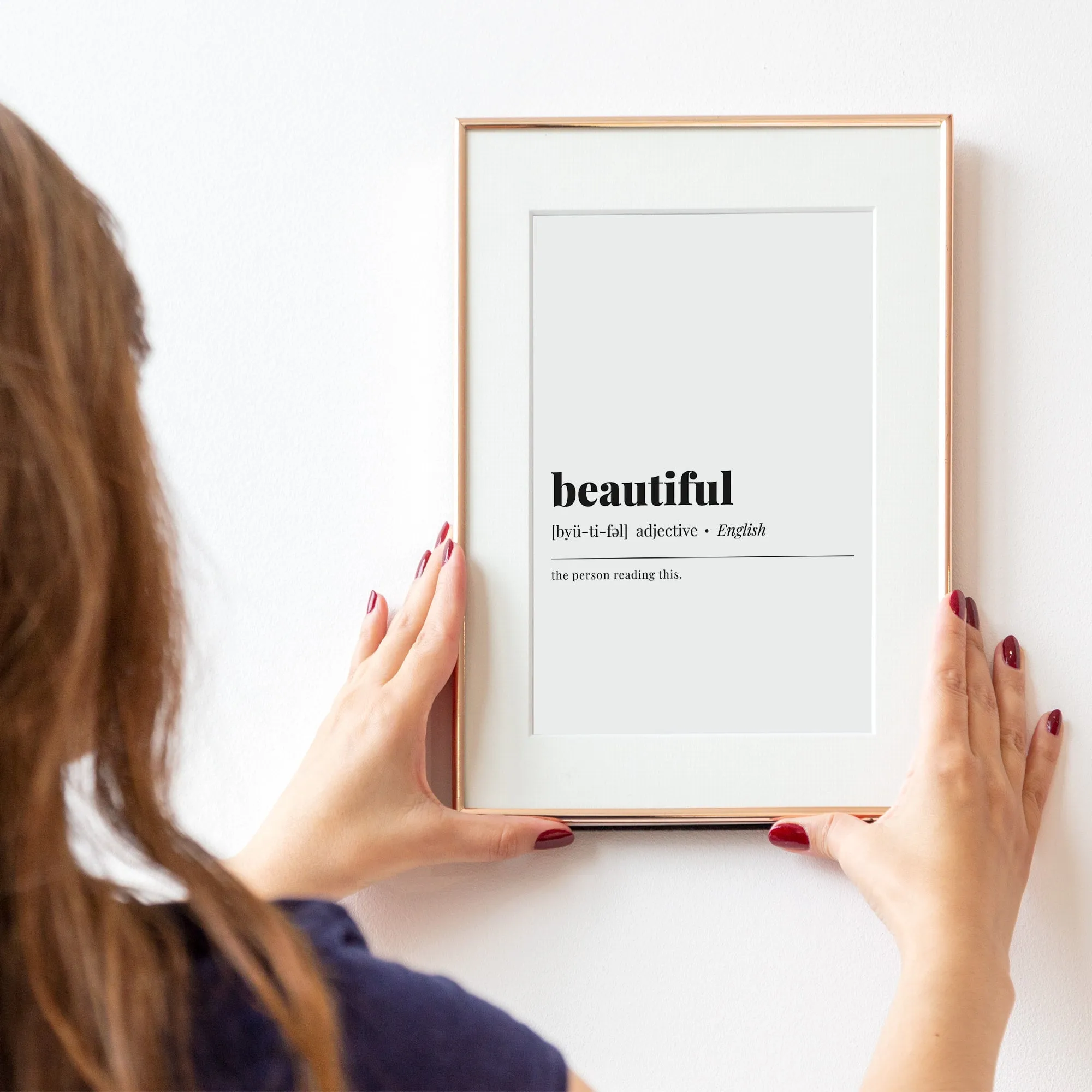 Beautiful Definition Print Instant Download