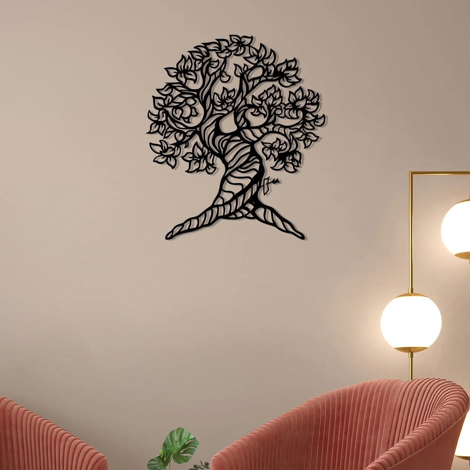 Beautiful Tree Metal wall art