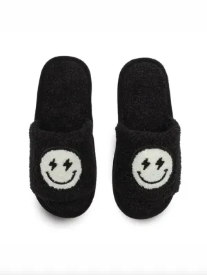 Black Bolt Slippers