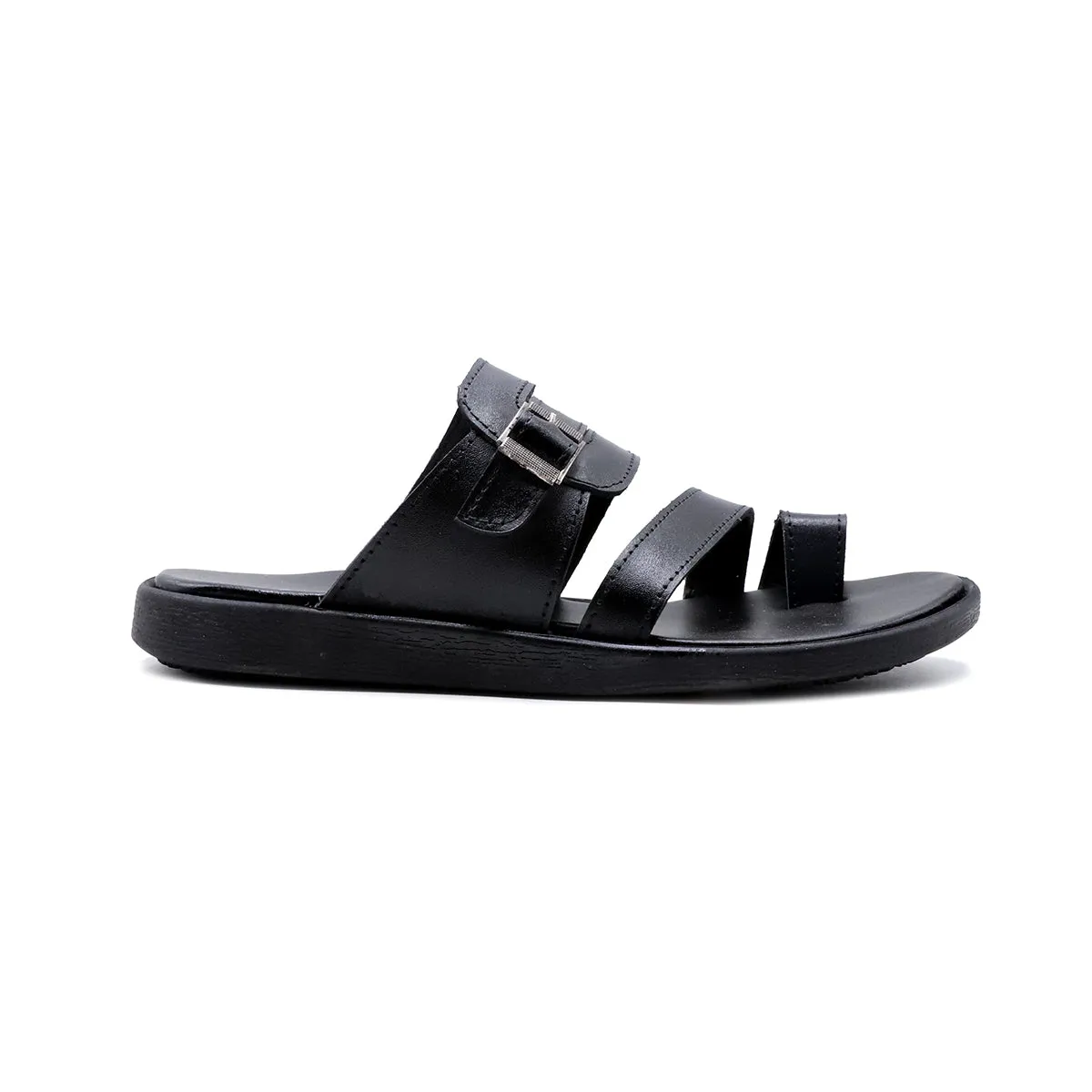 Black Casual Chappal M00100001