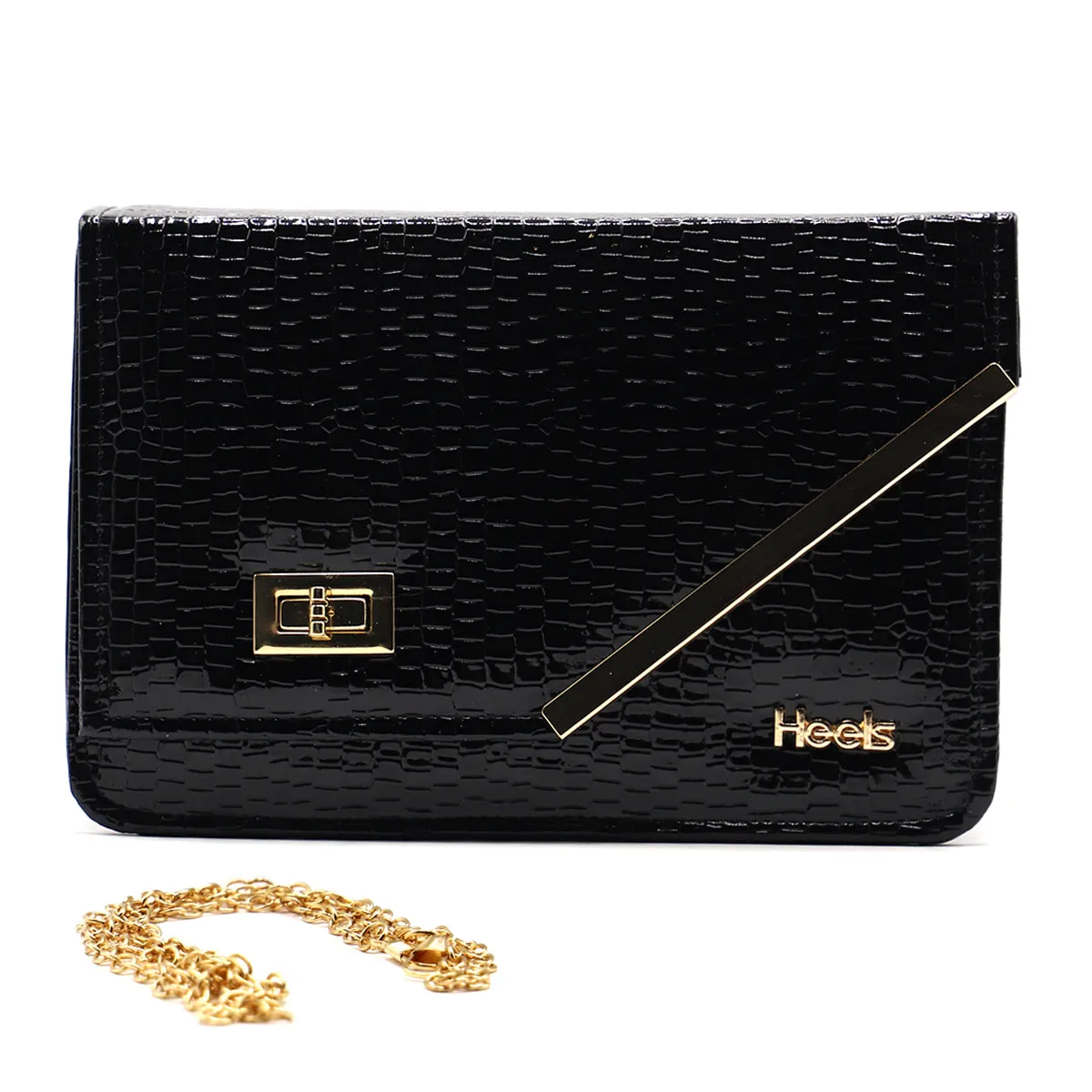 Black Casual Clutch C08153