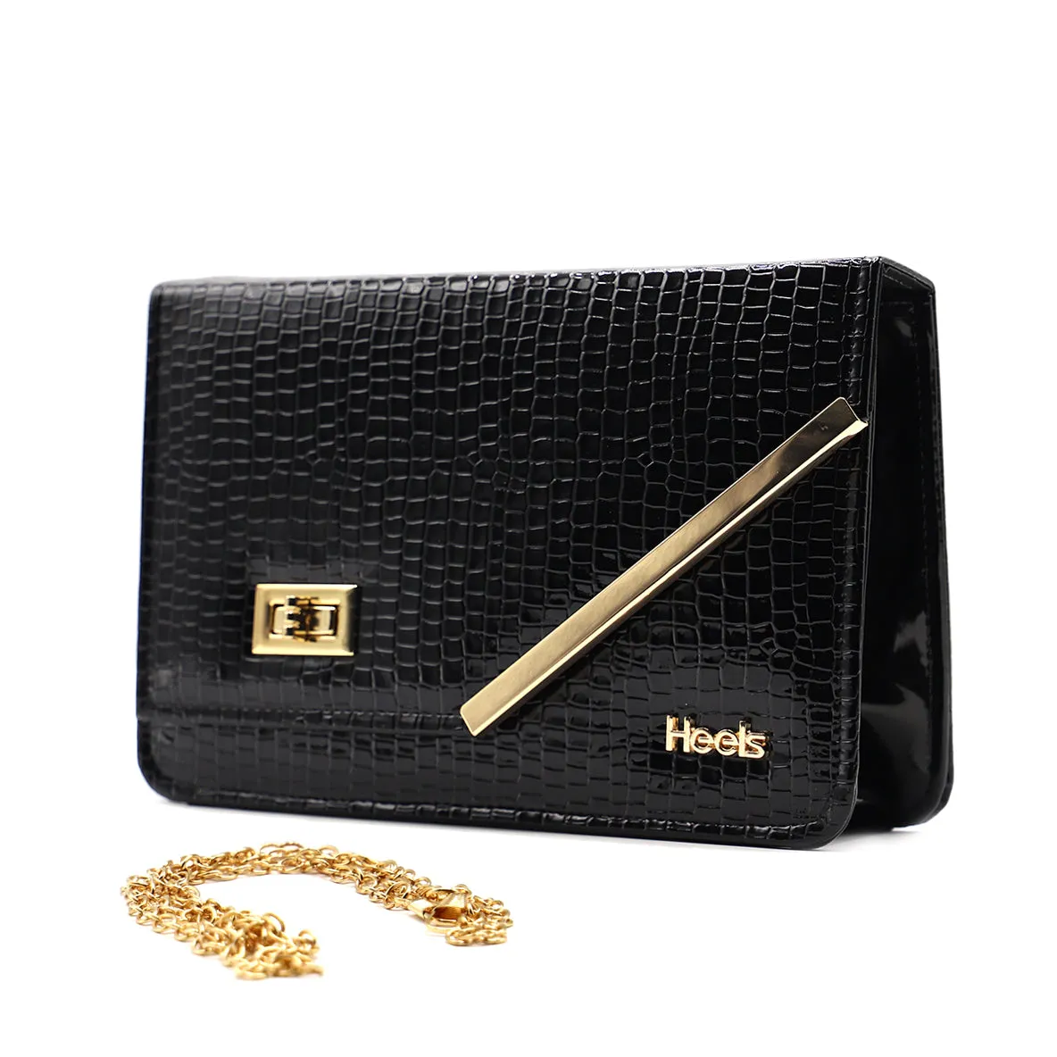 Black Casual Clutch C08153