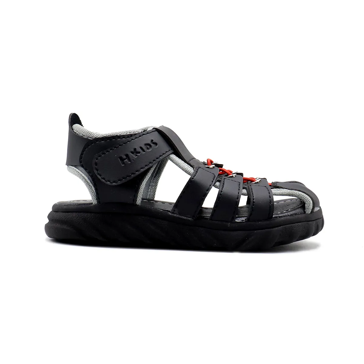 Black Casual Sandal K00B10009