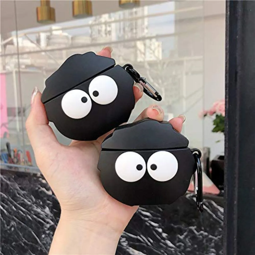 Black fairy - Susuwatari Inspired Airpods 3 Case (Silicon)