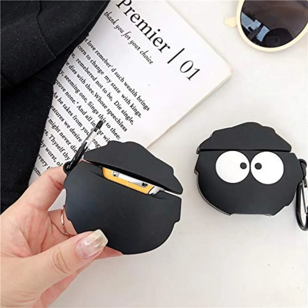 Black fairy - Susuwatari Inspired Airpods 3 Case (Silicon)