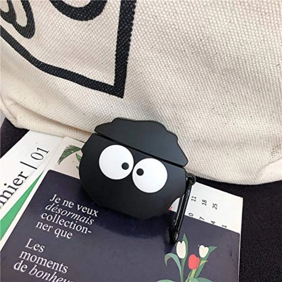 Black fairy - Susuwatari Inspired Airpods 3 Case (Silicon)