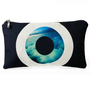 Black Sky Evil Eye cosmetic bag