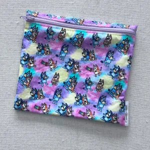 Blue Heeler Rainbows Reusable Sandwich Bag