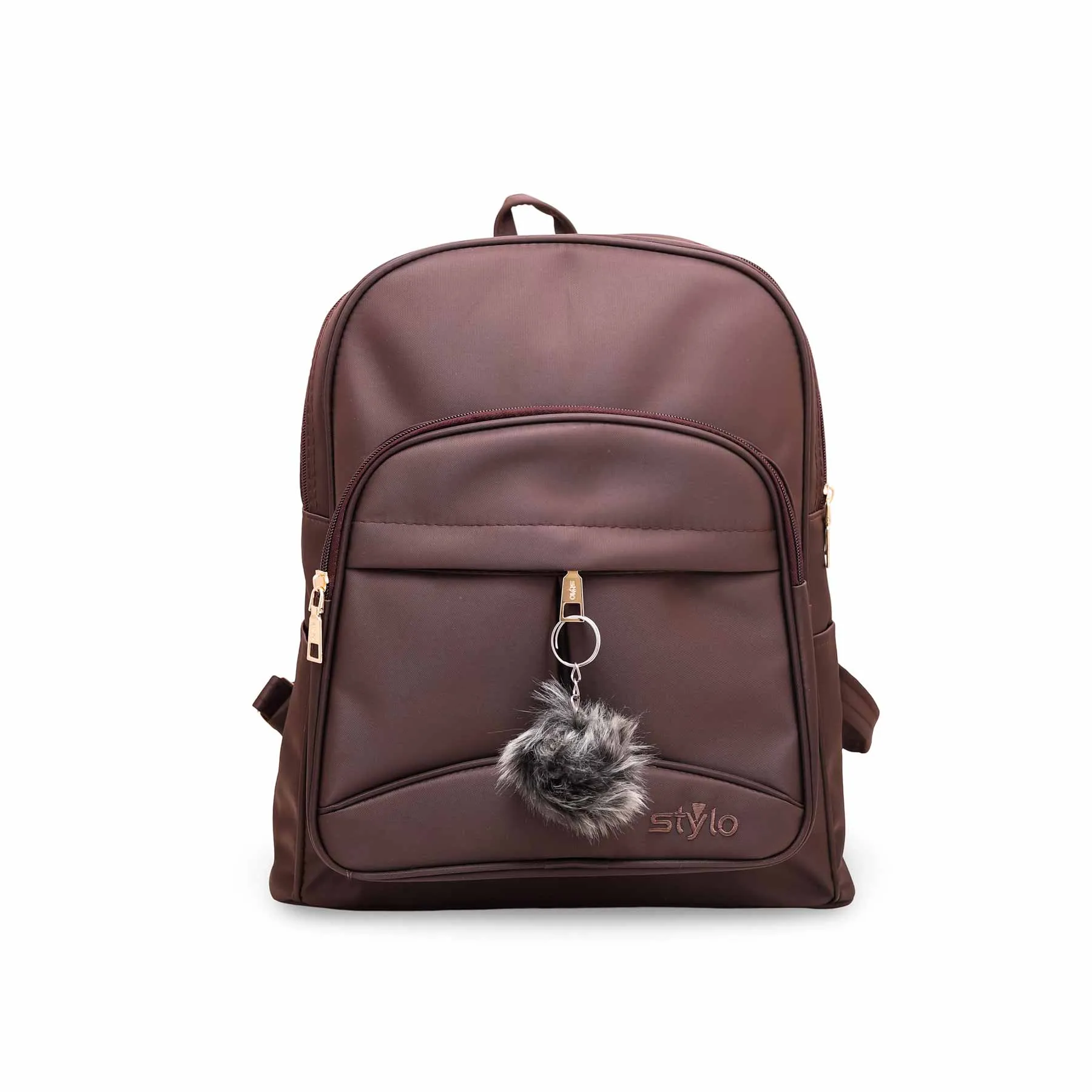 Brown Casual Backpack P47444