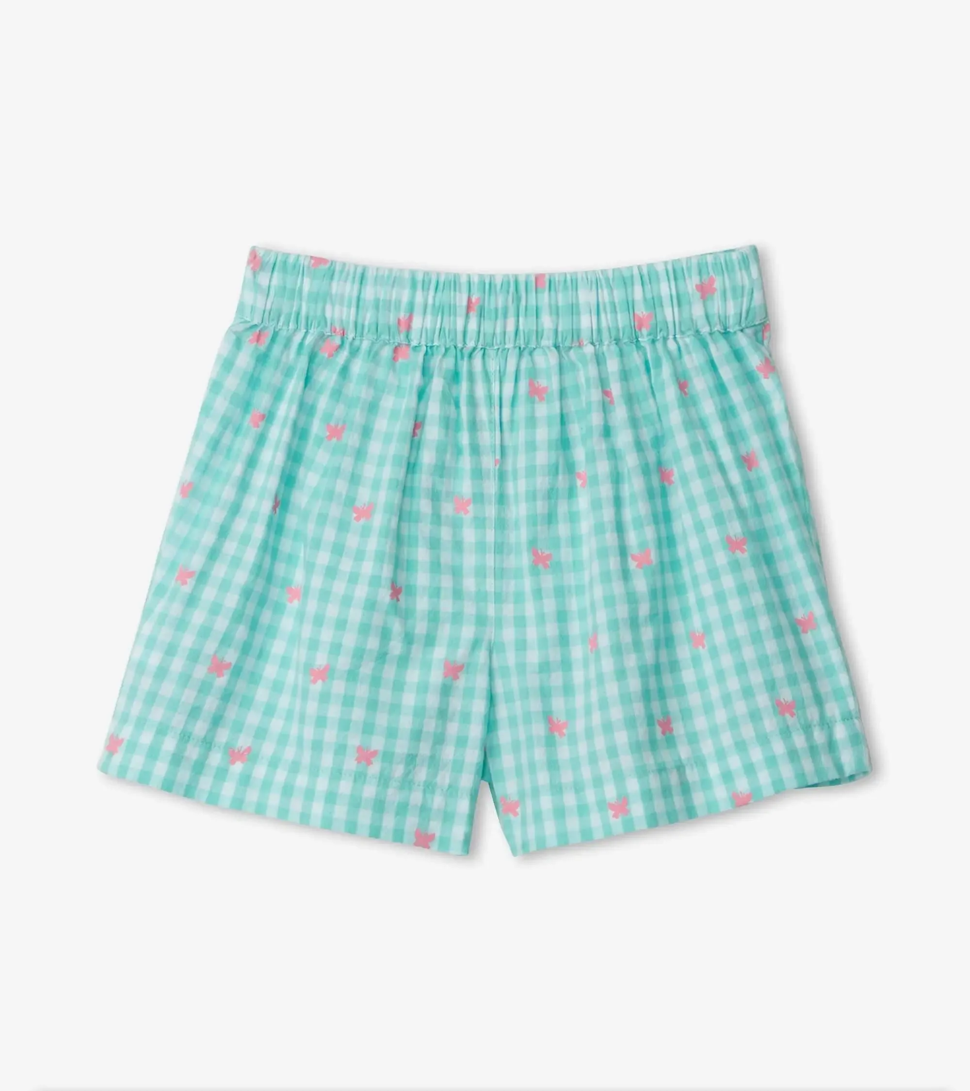 Butterfly Gingham Paper Bag Shorts | Hatley