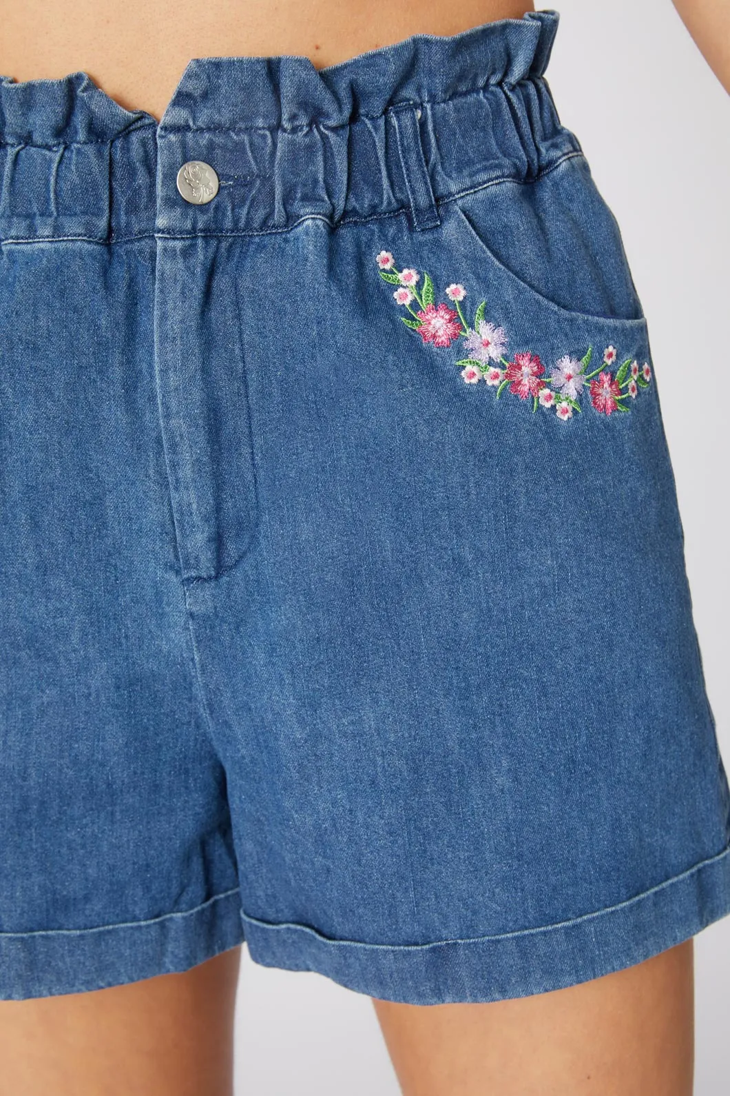 Caposhi Embroidered Shorts