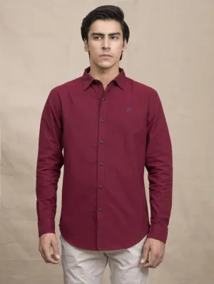 CASUAL SHIRT MAROON