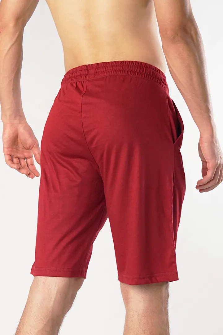 Casual Shorts - Maroon