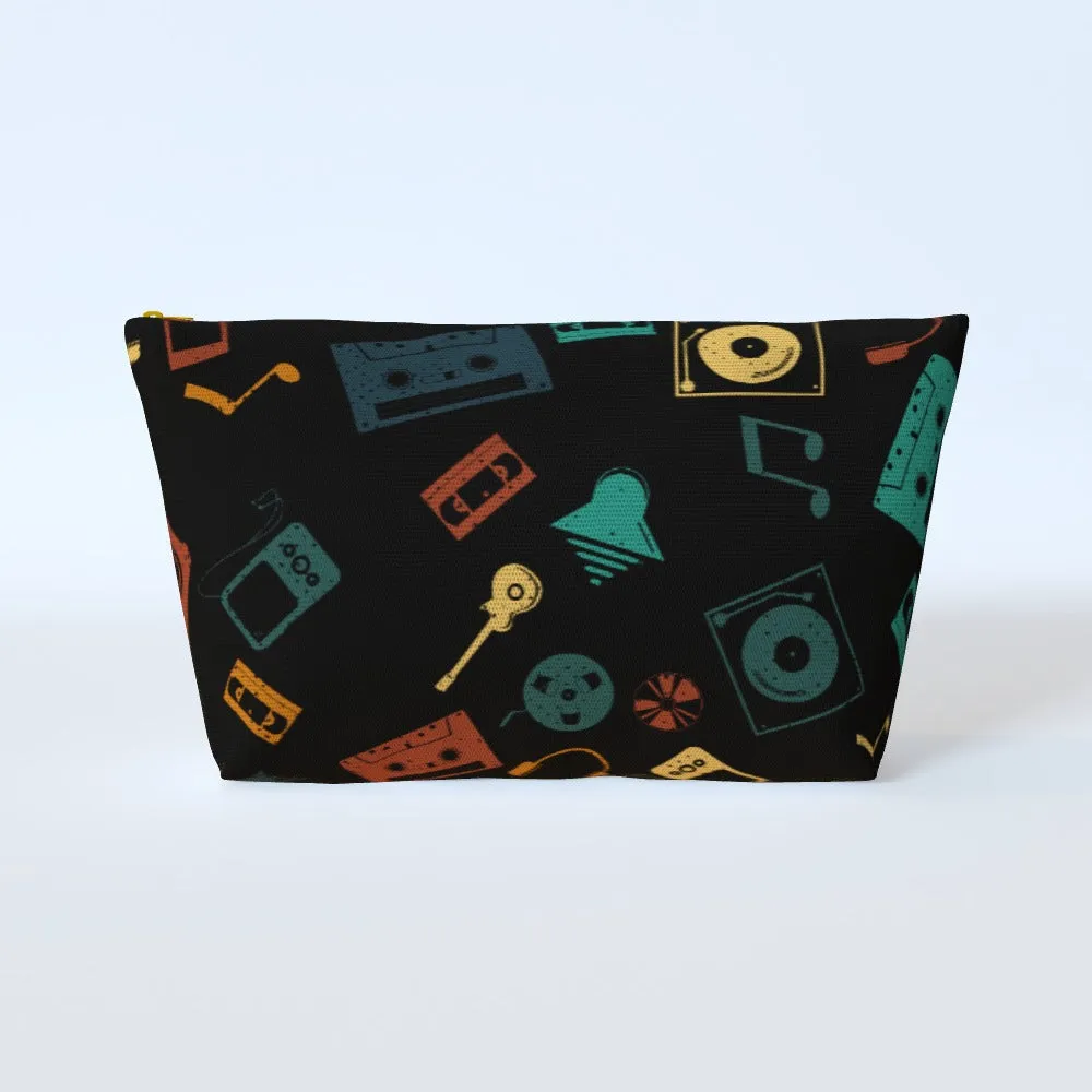 Cosmetic Bag - Retro Music