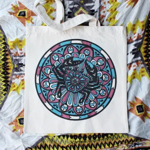 Crab Mandala tote bag