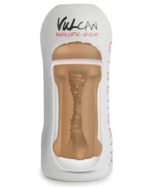 Cyberskin Vulcan Realistic Vagina Stroker - Mocha