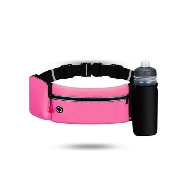 Dual Pocket Running Belt Trail Running Waist Bag For Phone Sports Fanny Pack