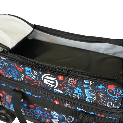 ELITE Basic Double Roller Bowling Graffiti Bowling Bag