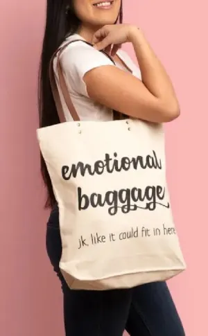 Emotional Baggage Canvas Tote Bag