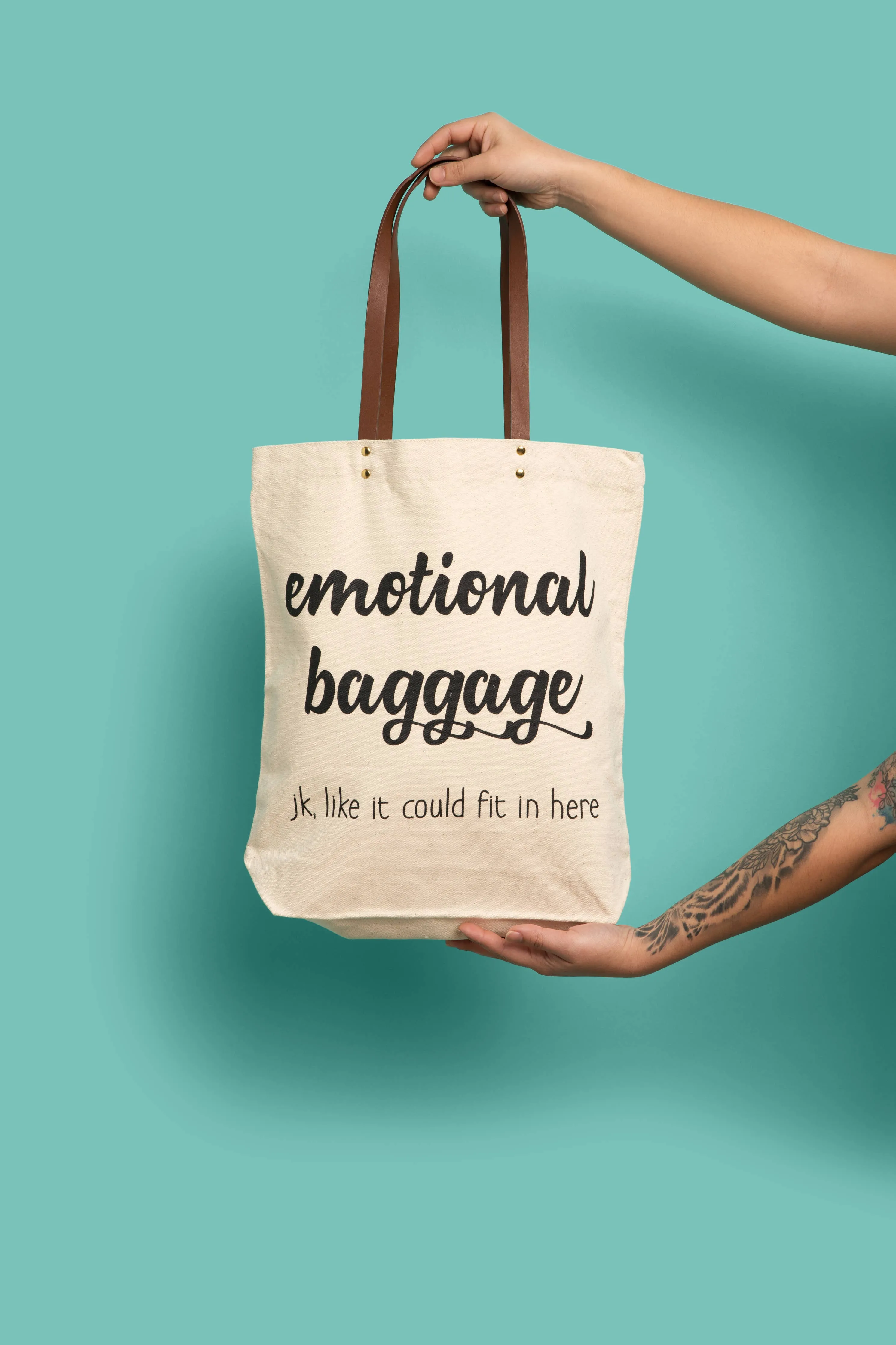 Emotional Baggage Canvas Tote Bag