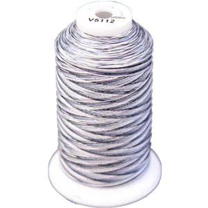 Exquisite Medley Variegated Thread - Salt'n Pepper 5000M V5112