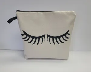 Eyelashes Large Pouch Toiletry Bag