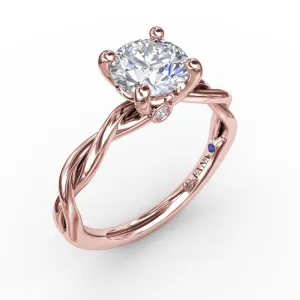 Fana Elegantly Twisted Engagement Ring