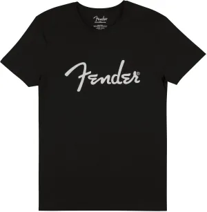 Fender Spaghetti Logo Men's T-Shirt, Black - Small