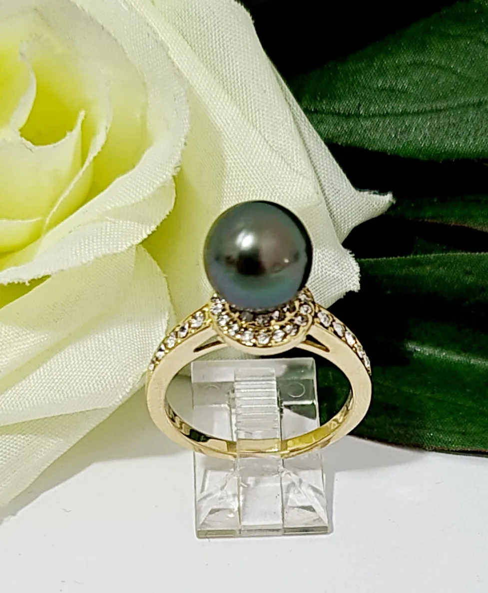 Fetia - Genuine & Gorgeous Tahitian Pearl Ring