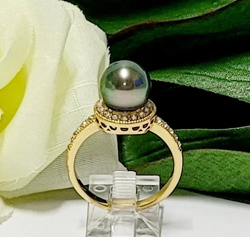 Fetia - Genuine & Gorgeous Tahitian Pearl Ring