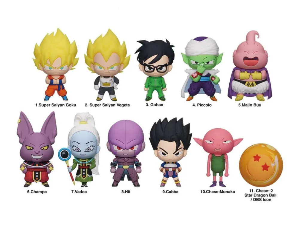 Figural Bag Clip - Dragon Ball Super Series 3 (Pack of 24)