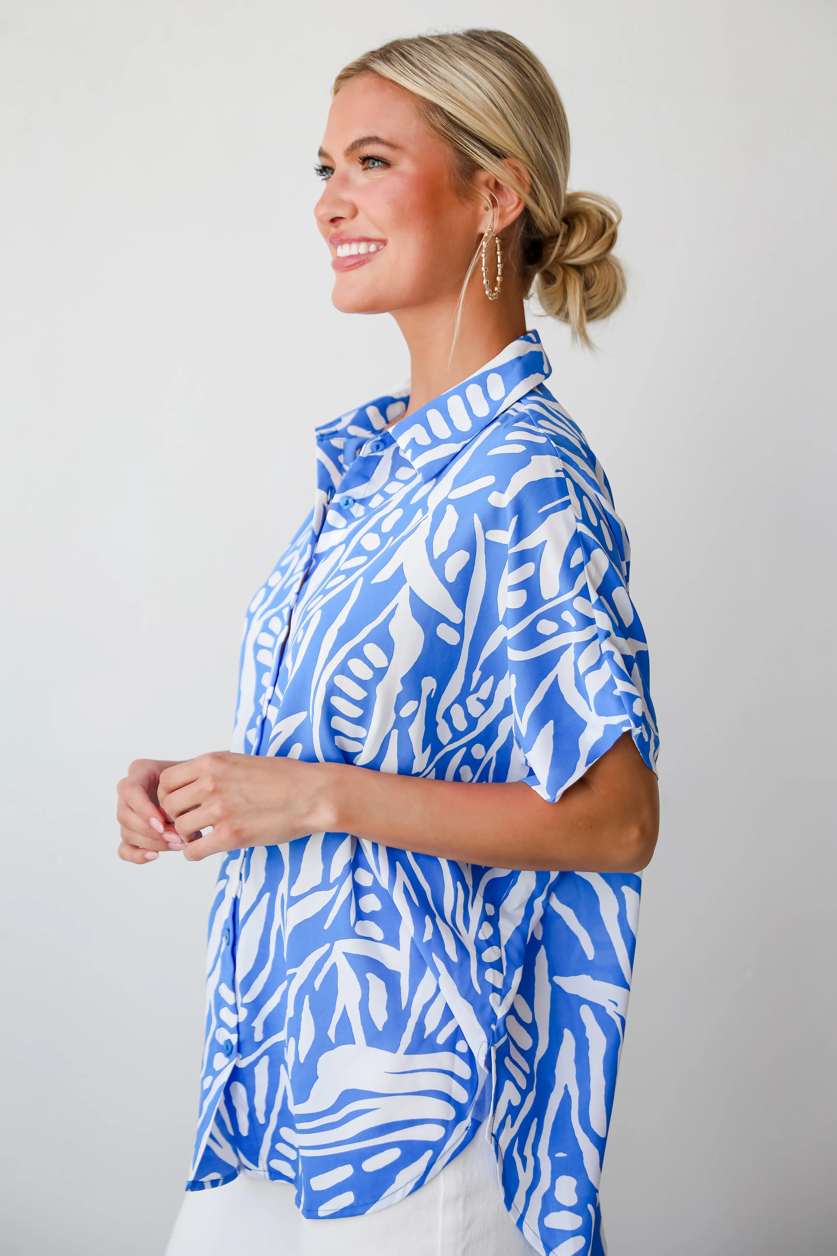 FINAL SALE - Gorgeous Spirit Oversized Blouse