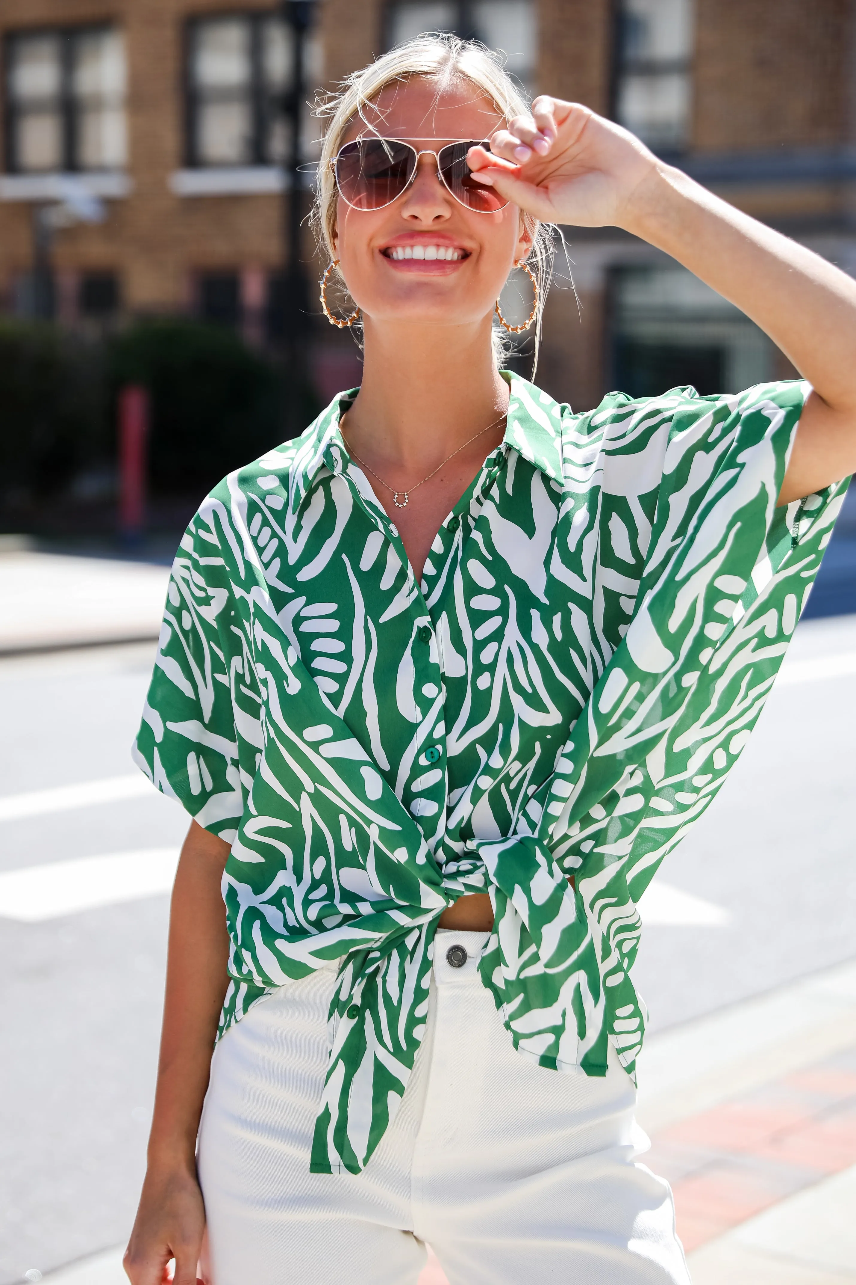 FINAL SALE - Gorgeous Spirit Oversized Blouse