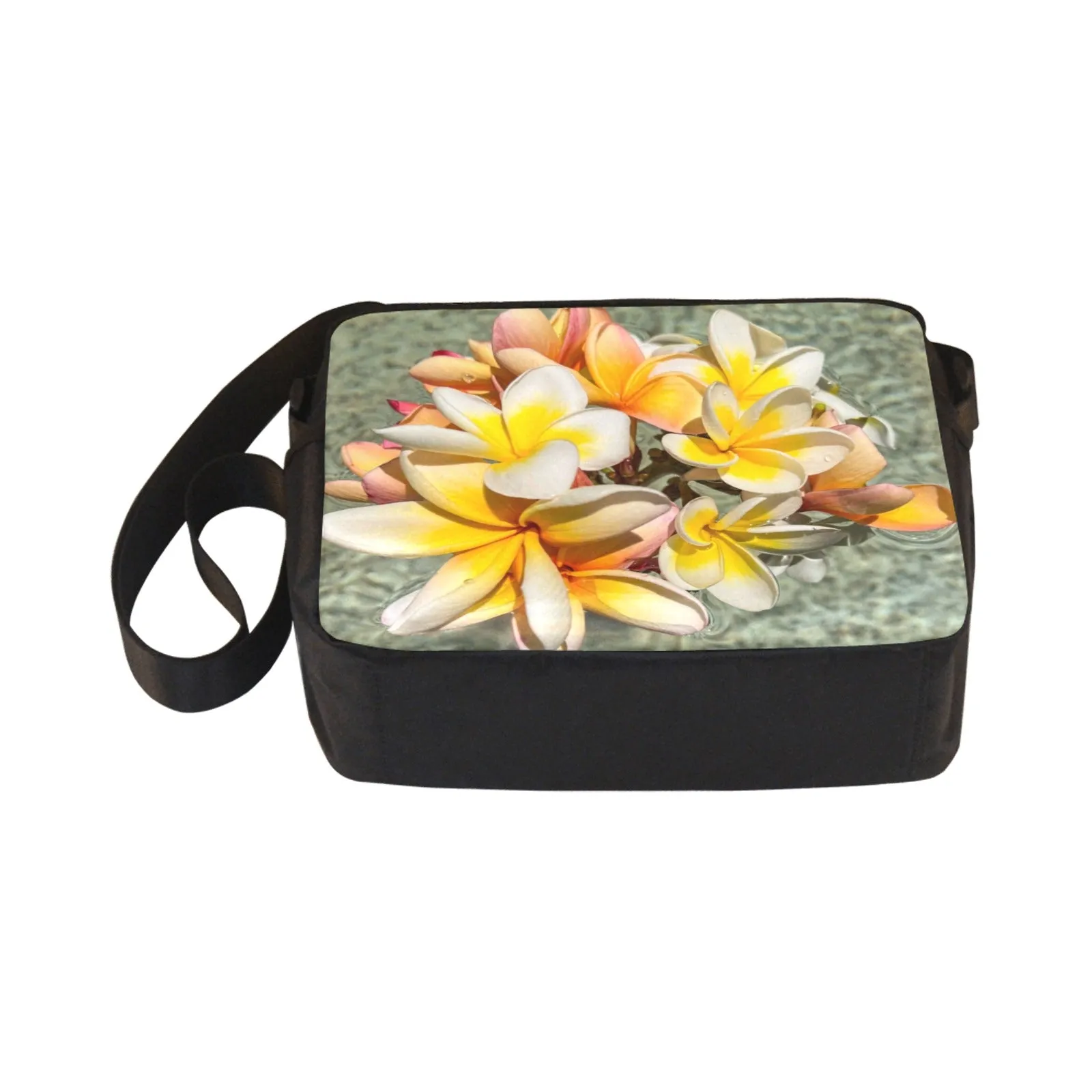 Floating Frangipanis New Cross-Body Shoulder Bag