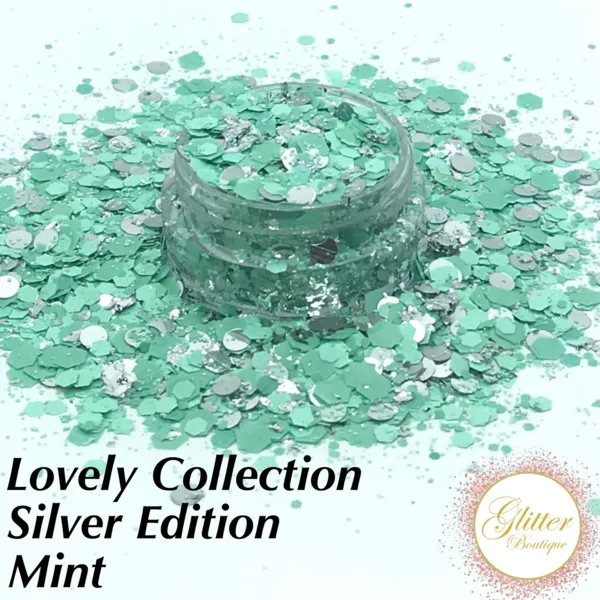 Glitter Boutique Lovely Collection Silver Edition - Mint