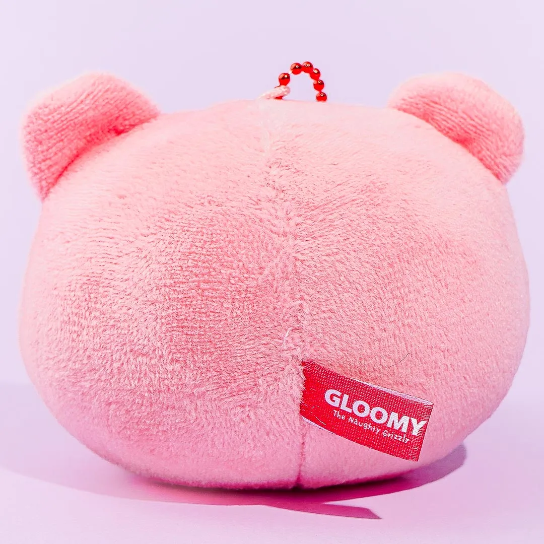 Gloomy Bear Face Plushie Charm