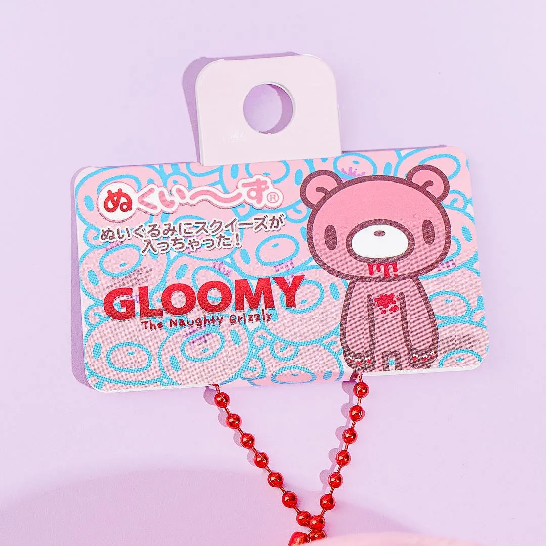 Gloomy Bear Face Plushie Charm