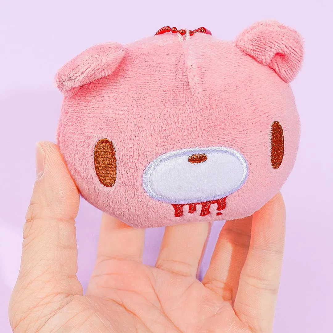 Gloomy Bear Face Plushie Charm