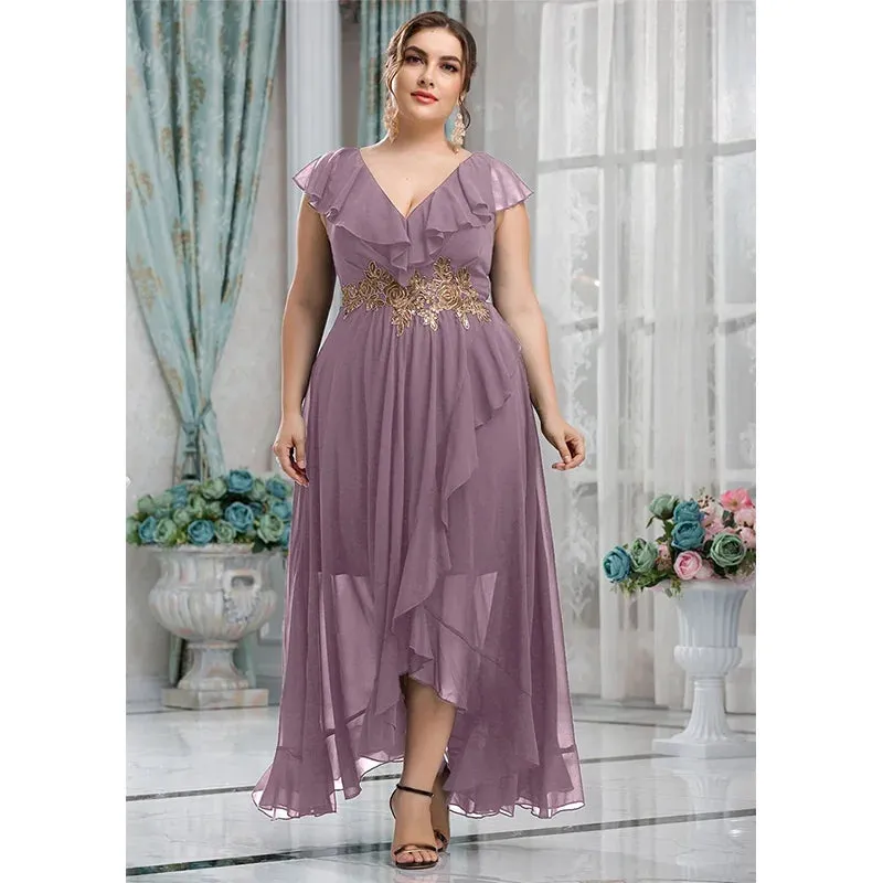 Gorgeous Chiffon Plus Size Dress